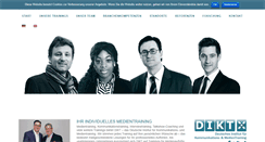 Desktop Screenshot of medientraining-institut.de